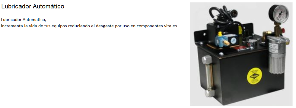 Lubricador Automático