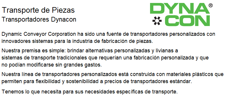 Transportadores DynaCon